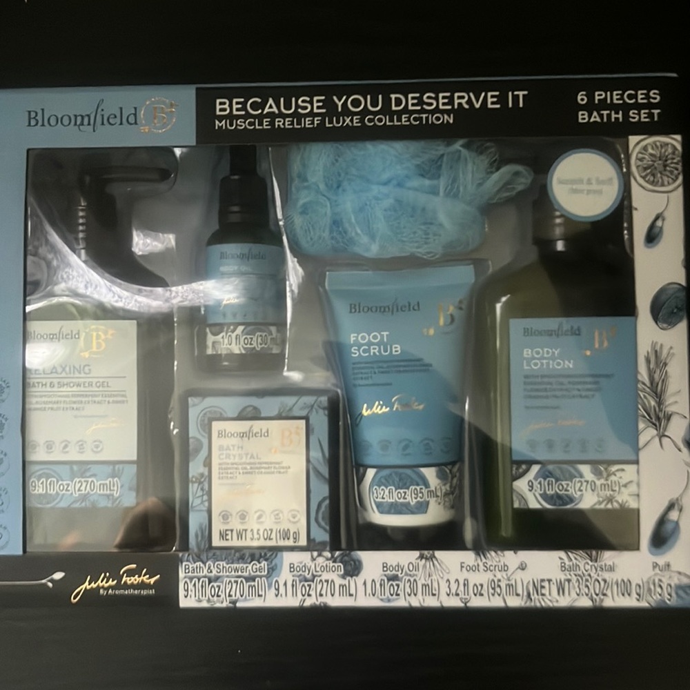 6 pieces Muscle relief luxe collection